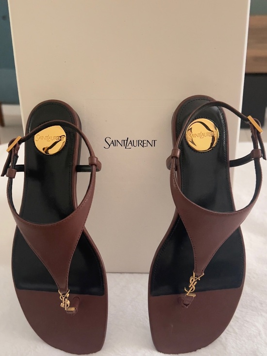 Saint Laurent Shoes - Rare and authentic YSL brown sandals🤎